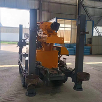 Machine à Diesel KY Petite Machinerie de Construction 100m 180m 200m Rig de Forage de Puits d'Eau DTH à Vendre