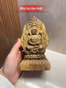 Mini Estatua de Buda Guardián de Agarwood Vietnamita de Alta Calidad, Madera de Agar Vietnamita Tok – Tallado CNC de Precisión, 14 cm de Altura - Product Image 2