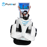 Simulateur VR 9D FuninVR, réalité virtuelle Google, parc d'attractions, produit de réalité virtuelle, machine de jeu de course automobile VR