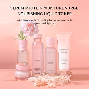 工厂价天然纯素牡丹根提取物美白保湿增强耐受五合一面部护理 - Product Image 2