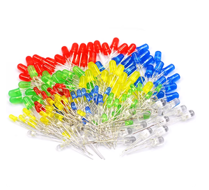 Kit de LED 3mm 5mm blanc, jaune, rouge, vert, bleu, assorti, pour bricolage électronique - Product Image 1