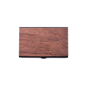 Houten visitekaartjeshouder met ruimte voor eigen logo, geschikt als promotioneel cadeau - Product Image 4