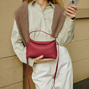 Bolso Bandolera de Cuero Genuino para Mujer, Estilo Lonchera, de Piel de Vacuno de Primera Capa, para Uso Diario en Verano - Product Image 5