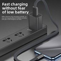 Cable USB-A a Tipo-C con Logotipo Personalizado, Trenzado de Nailon, Carga de Alta Eficiencia y Transferencia de Datos para Teléfonos Móviles