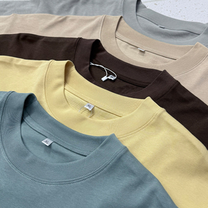 เสื้อยืดโอเวอร์ไซส์ผู้ชาย ผ้าคอตตอน 100% หนัก 300GSM ระบายอากาศได้ดี ผ่านการซักก่อนส่ง รับสกรีนโลโก้ตามแบบ - Product Image 3
