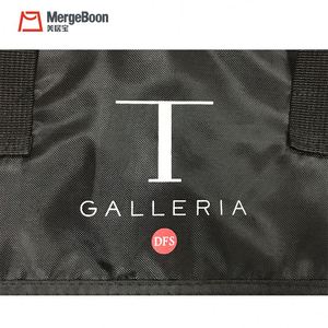 Free Sample Foldable <b>Garment</b> <b>Cover</b> Bags Mergeboon 420D bag Storage for Suits with Handles RPET - Product Image 3