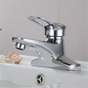 Grifo de lavabo de aleación de zinc con doble manija, válvula de cerámica, montaje en cubierta, grifos de 2 orificios - Product Image 5