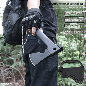 Couteau tactique multifonctionnel pour le camping en plein air, tête en acier pour couper du bois, lutte contre les incendies et camping en voiture - Product Image 3
