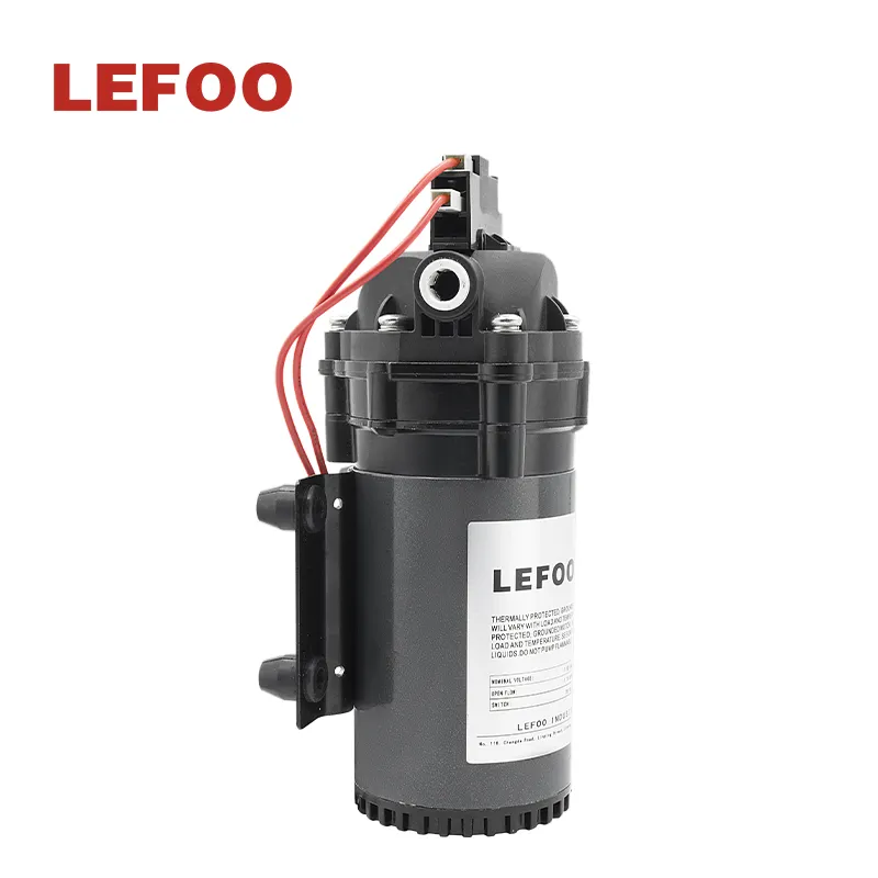 LEFOO 115V AC RV 신선한 물 펌프 요구 다이어프램 펌프 rv 마린