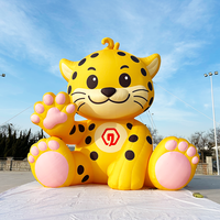 Mascotte gonflable personnalisée Léopard Publicitaire, Mascotte Gonflable Jaguar, Décoration Gonflable Guépard pour Extérieur