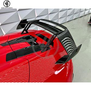 Nouvel aileron arrière en carbone sec brillant à tissage sergé pour Lamborghini Huracan EVO, mise à niveau vers le kit carrosserie style STO, aileron arrière - Product Image 6
