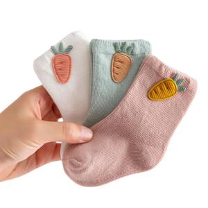Printemps été 3 paires/<span class=keywords><strong>lot</strong></span> bébé coton dessin animé Patch chaussettes garçon et fille chaussettes nouveau-né doux chaussettes enfants vêtements - Product Image 1