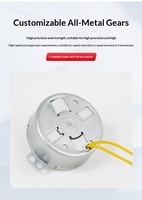 Moteur synchrone à aimant permanent monophasé antidéflagrant de haute qualité 208-240V 5W 5RPM à montage sur panneau pour antenne électrique
