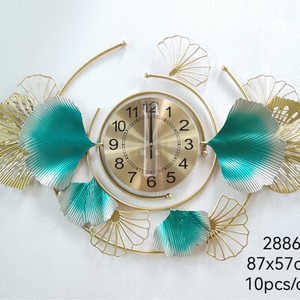 Horloge <span class=keywords><strong>murale</strong></span> en fer, vente en gros directe usine, commerce transfrontalier e-commerce <span class=keywords><strong>AliExpress</strong></span>, silencieuse, décorative, à suspendre, style européen - Product Image 3
