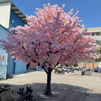 Arbre de cerisier artificiel Sakura pour la décoration de restaurant et de mariage, expédié de l'usine dans les trois jours