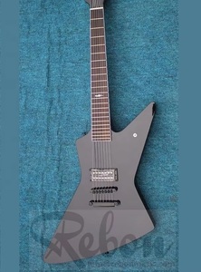 Weifang 7 <b>String</b> EX Guitar in <b>Black</b> Colour - Product Image 4
