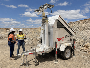 Tour d'éclairage solaire TPE-900L, 4x100W LED, mobile sur remorque, avec mât télescopique de 7m pour la construction, l'exploitation minière et la location TPE-9 - Product Image 6