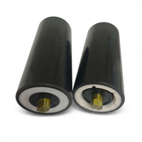 Rouleau de convoyeur industriel robuste en polyuréthane et polyéthylène avec roulement pour bandes transporteuses industrielles