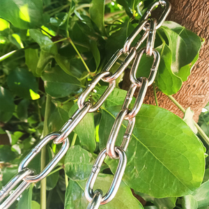 China Manufacturer High Polished G30 2mm To <strong>32mm</strong> SS304/316 Stainless Steel <strong>Long</strong> Welding <strong>Link</strong> <strong>Chain</strong> DIN763 - Product Image 5