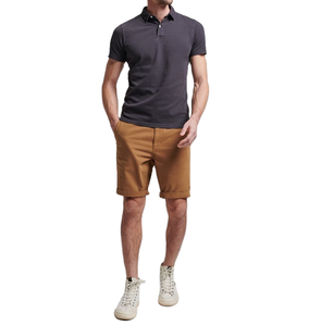 Vestido híbrido de <span class=keywords><strong>golf</strong></span> para hombre, pantalones cortos chinos de punto de algodón transpirable, medio pantalón con cremallera, informal, medio entrenamiento, correr, personalizado, venta al por mayor - Product Image 1