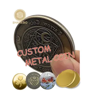 Fabricante de moedas personalizadas de metal craftsbtc moeda comemorativa série