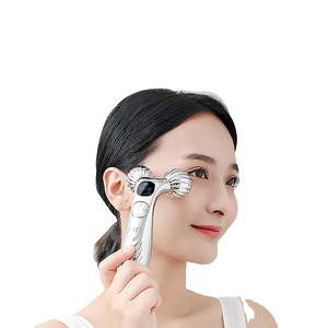 Beauty Gadgets 2024 3D Rodillo de estiramiento facial Masajeador Instrumento de masaje 360 Rodillo giratorio Masajeador facial de microcorriente - Product Image 5