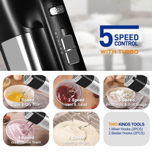 <span class=keywords><strong>Batidora</strong></span> <span class=keywords><strong>de</strong></span> Mano Eléctrica Sonifer SF-7023 para el Hogar, 220V <span class=keywords><strong>500W</strong></span>, Motor <span class=keywords><strong>de</strong></span> Cobre, Multivelocidad, para Batir Huevos y Leche, <span class=keywords><strong>de</strong></span> Alta Resistencia - Product Image 3