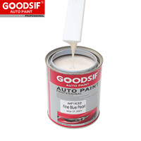 Fabricant de peinture automobile tout-en-un : Kit de peinture 1K Solid Silver Pearl et durcisseur-réducteur de laque transparente 2K