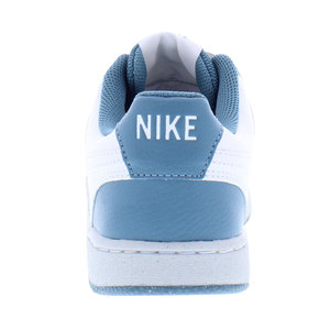 รองเท้าผู้หญิง Nike Court Vision Low Next Nature Leather สีขาว สีฟ้าสโมคกี้ สไตล์วอล์คกิ้ง - Product Image 3