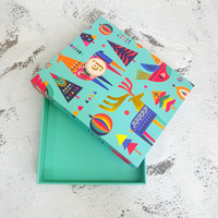 Boîte cadeau personnalisée pour bonbons durs et chocolats, épaisseur 2 mm, carton gaufré, couché, gaufré, traitement UV mat