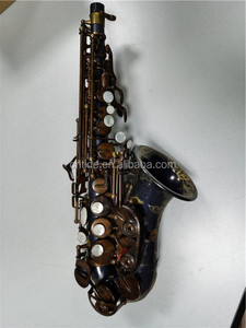 Marea Musica pro uso deep blue curved soprano <span class=keywords><strong>sassofono</strong></span> con il nichel dell'annata chiavi in vendita - Product Image 6