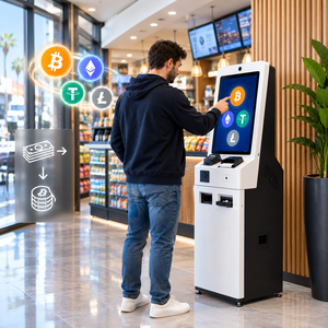 Cajero Automático de Criptomonedas Independiente, con Función de Intercambio Bidireccional y Retiro de Efectivo, para Tiendas de Conveniencia - Product Image 1