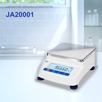 Balance analytique de 2000 g pour l'analyse du sel, des produits agrochimiques et des épices, avec écran de protection en verre, JA20001