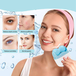 Masajeador Facial de Doble Cabezal con Rodillo de Hielo, Reduce Poros, Terapia de Frío, Masajeador de Hielo Reafirmante - Product Image 3