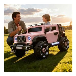 Coche Eléctrico de Recreo Confortable con Motor 390, Luz LED de Banda, Batería 12V7Ah, Cabina Espaciosa para un Movimiento Estable, Plástico Duradero, MP3 - Product Image 4