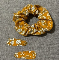 Scrunchie Bunga untuk Anak Perempuan, Scrunchie Lucu dengan Pola Bunga