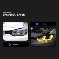 Conjunto de faros delanteros con lente láser Golden Eye estilo M4 G22, actualización de faros delanteros f30 para la serie 3 F30 F35, Retrofit ODM OEM