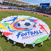Bannière de compétition, drapeau géant, bannière de stade pour événements sportifs, bannière super large pour le football avec impression personnalisée