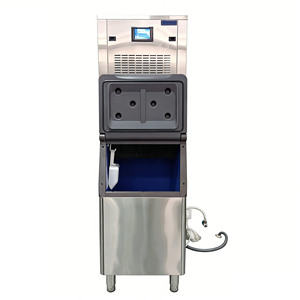 Commercial <b>Ice</b> <b>Maker</b> for Convenience Stores, Fully Automatic Fast <b>Ice</b> Output, Compact Desktop Square <b>Ice</b> Machine - Product Image 3