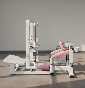 Máquina de Empuje de Cadera Rosa Ajustable en Múltiples Ángulos con Cojín Resistente al Desgaste para Entrenamiento de Glúteos - Product Image 4