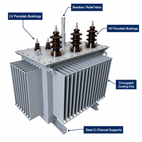 Wanbo-431 Wanbo S11 160kVA 3 Faz Yağlı Tip Güç Trafosu 10kV 0.4kV Dağıtım İçin