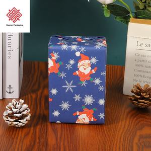 Baoren OEM Biodegradable Eco-Friendly Recycled Christmas Gift <b>Wrapping</b> <b>Paper</b> <b>Roll</b> with Custom Colors and Logo - Product Image 4