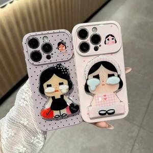 เคสโทรศัพท์ลายการ์ตูนเด็กผู้หญิงน่ารักร้องไห้รุ่นใหม่ล่าสุด สำหรับ iPhone 11 12 13 14 15 16 17 pro max ป้องกันรอยขีดข่วน ฝาหลัง - Product Image 6