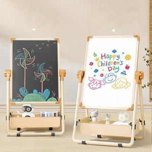 Bview <span class=keywords><strong>Caballete</strong></span> de doble cara ajustable en altura para niños <span class=keywords><strong>Pizarra</strong></span> magnética para el hogar <span class=keywords><strong>Pizarra</strong></span> con soporte Juguete educativo para dibujar - Product Image 3