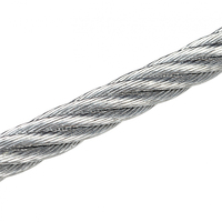 Câble en acier inoxydable non magnétique Aisi 304, corde métallique marron pour balustrade, 1mm 2mm 3mm, prix