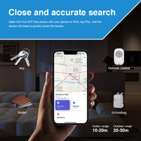 Alarme anti-perte, localisateur de clés sans fil GPS, porte-clés, certificat MFI, IPX7, localisateur de clés Apple Tile