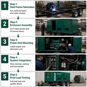 เครื่องกำเนิดไฟฟ้าดีเซลแบบเงียบ Cummins Yuchai Weichai MTU Power 100kw 200kw 300kw 400kw 500kva ระบายความร้อนด้วยน้ำ - Product Image 4