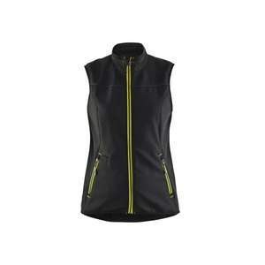 BLAKLADER - 385125169933L Gilet Softshell Femme Noir/Jaune-EAN 7330509647660 VESTES DE TRAVAIL VESTES D'ÉTÉ SOFTSHELL - Product Image 1