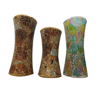 Vases en verre mosaïque, artisanat de luxe, best-seller en Europe, romantisme, décoration de table, mosaïque de miroir, décoration intérieure