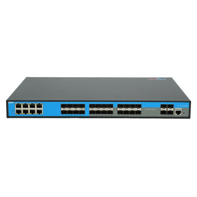 L3 Managed Gigabit Ethernet Switch Non-PoE with SFP Fiber Uplink for Enterprise Network